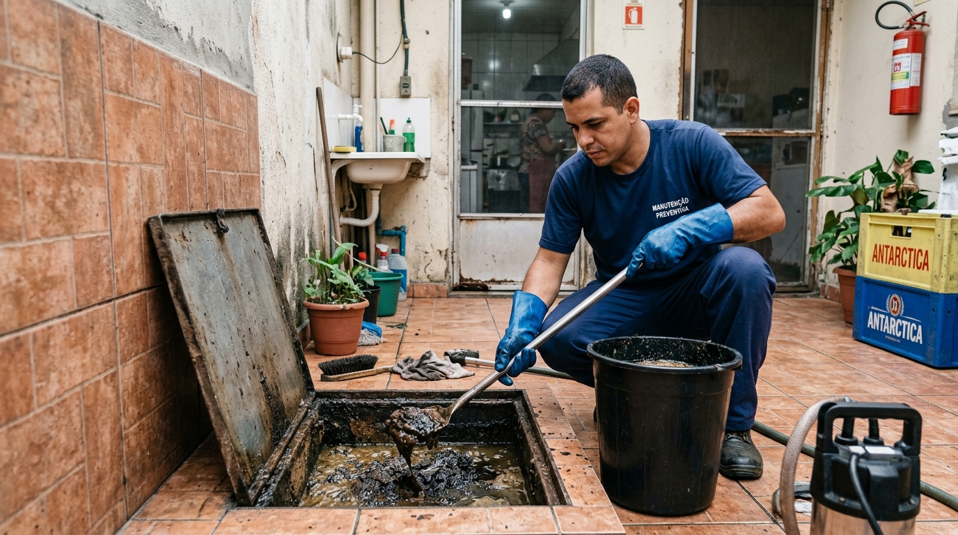 Limpeza de Caixa de Gordura perto de mim em Piracicaba‑SP